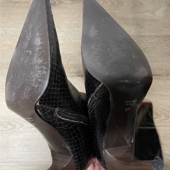 Renzo Formentini Brown Snakeskin Boots - Picture 10 of 13